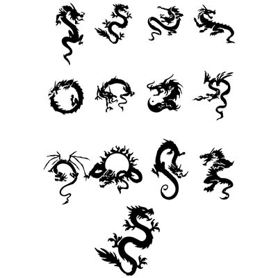 Ankle Design Of Dragon Fake Temporary Water Transfer Tattoo Stickers NO.10645
